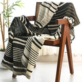 Folkulture 50" x 60" 100% Recycled Cotton Couch Blanket and Throws for Chair, Bed or Sofa, Green Throws for Home Decor