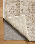 Loloi Magnolia Home by Joanna Gaines Pace Collection PAC-01 Natural/Stone 5'-3" x 5'-3" Round Area Rug