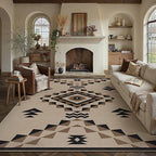 6x9 Easy Jute Outdoor Patio Rug Washable Brown Boho Floral Area Rug for Living Room Lightweight Non Slip No Sheding Carpet Balcony Farmhouse Bedroom Backyard Dining Room Deck