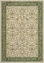 GarveeHome 8x10 Washable Area Rugs for Living Room, Boho Vintage Large Rug for Bedroom Soft Non Slip Low Pile Indoor Stain Resistance Throw Carpet for Dining Room Office Light Green