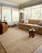 Loloi Chris Loves Julia Judy Collection JUD-01 Natural/Cream 2'-6" x 7'-6" Runner Rug