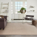 Nourison Home Positano Jute Ivory 9' x 12' Area Rug - Easy Clean, Non Shedding, Bed Room, Living Room, Dining Room, Kitchen (9' x 12')