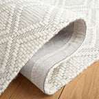 SAFAVIEH Area Rug 10x14 - Natural Fiber Collection - Large - Natural & Brown, Seagrass, Basketweave Pattern with Border (NF114B)