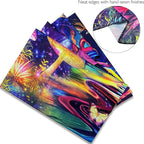Skull Mushroom Tapestry Magical Forest Tapestries Butterfly Wall Tapestry Magic Neon River Wall Hanging Galaxy Planet Tapestries for Home Decor Aesthetic Bedroom Living Room Dorm Decor (59"x51")