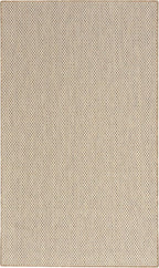 Nourison Home Courtyard Jute Ivory 2' x 3' Area Rug - Easy Clean, Non Shedding, Bed Room, Living Room, Dining Room, Kitchen (2' x 3')