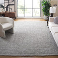 SAFAVIEH Area Rug 8x10 - Natural Fiber Collection - Large - Grey, Handmade Jute, Farmhouse Style, Ideal for Living Room, Bedroom, Dining Space (NF730F)