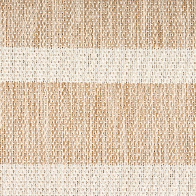 Nourison Home Positano Beige Ivory 9' x 12' Area Rug - Easy Clean, Non Shedding, Bed Room, Living Room, Dining Room, Kitchen (9' x 12')