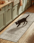 Washable Runners for Hallways Kitchen Rug: 2'6"x8' Runner Rugs Stain Resistant Non Slip Low Pile Soft Carpet Runners for Hallways Bedroom Entryway Indoor Beside Bathroom Laundry Room