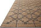 Loloi Chris Loves Julia Judy Collection JUD-05 Natural/Graphite 5'-0" x 7'-6" Area Rug