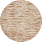 SAFAVIEH Natural Fiber Couture Collection Area Rug - 6' Round, Ivory & Natural, Handmade Jute, Ideal for Living Room, Bedroom, Home Office, Dining Space (NFC101A-6R)