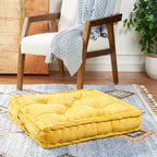 SAFAVIEH NAVI Floor Pillow, Yellow