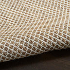 Nourison Home Courtyard Jute Ivory 6' x 9' Area Rug - Easy Clean, Non Shedding, Bedroom, Living Room, Dining Room, Kitchen