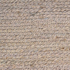 Nourison Home Natural Jute Grey 8' x 10' Area Rug - Easy Clean, Non Shedding, Bed Room, Living Room, Dining Room, Kitchen (8' x 10')