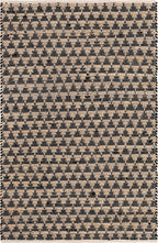 Unique Loom Chindi Jute Collection Area Rug (4' 1" x 6' 1" Rectangle, Black/ Natural)
