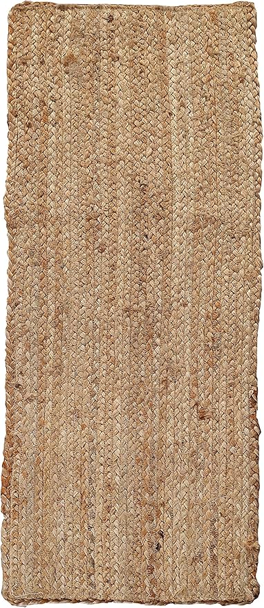Jute Braided Table Runner, Natural - 13x36 Inches, Decorative Rustic Accent Boho Reversible Runners for Wedding Parties, Kitchen, Dining Decor | Farmhouse Small Rattan Table Mat for Outdoor Indoor Use