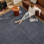 Bedsure 8x10 Fluffy Area Rugs for Living Room, Machine Washable Rugs, Non-Slip Backing, Non-Shedding, Pet Friendly Throw Rug for Bedroom Dining Room, Grey