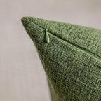 Home Brilliant Euro Sham 24x24 Linen Spring Pillow Cover 24 x 24 Euro Pillow for Bed Couch Sofa Decor, 60x60cm, Green