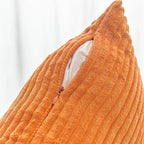 Home Brilliant Burnt Orange Euro Shams Set of 2 Fall Pillow Covers Super Soft Large Decorative Throw Pillow Covers for Thanksgiving Patio Living Room, 26x26 inch, Orange