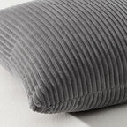 Topfinel Decorative Grey Throw Pillow Covers Cushion Cases, Set of 4 Soft Velvet Modern Double-Sided Designs, Mix and Match for Home Decor, Pillow Inserts Not Included (18x18 inch)