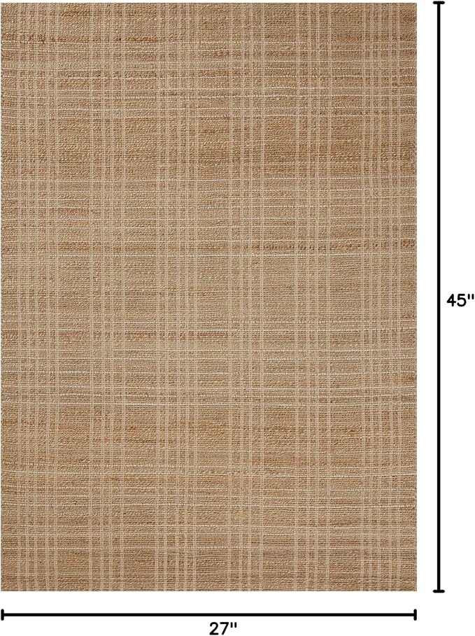 Loloi Chris Loves Julia Judy Collection JUD-01 Natural/Cream 2'-3" x 3'-9" Accent Rug