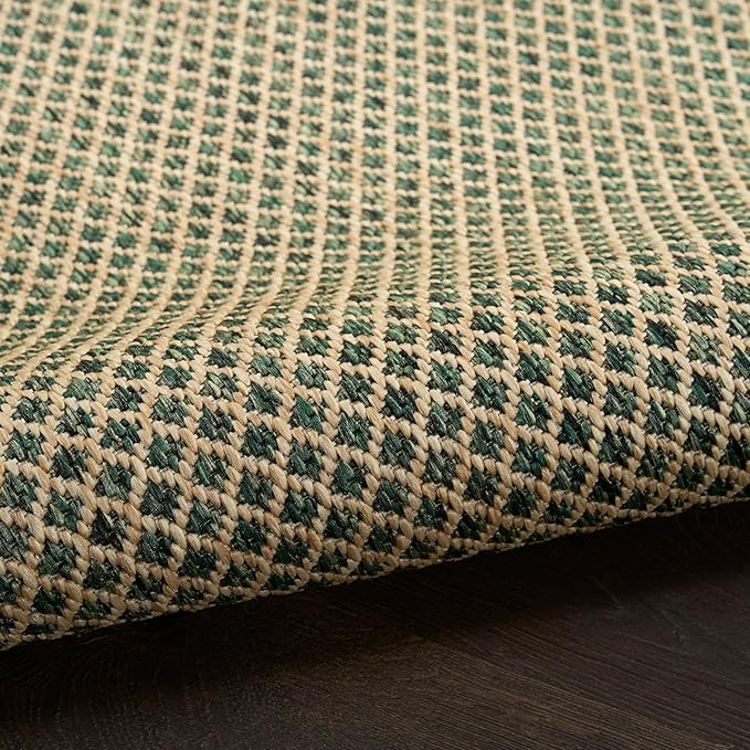 Nourison Home Courtyard 2' x 3' Green Fabric Area Rug