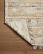 Loloi Angela Rose Rivers Collection RIV-04 Natural/Ivory 2'-6" x 7'-6" Reversible Runner Rug