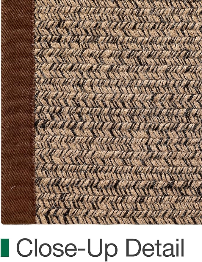 LUMI 5x8 Jute Area Rug for Living Room, Natural Handwoven Rugs Non Slip, Farmhouse Braided Carpets No Shedding for High Traffic, Dining Room, Indoor, Outdoor, Patio