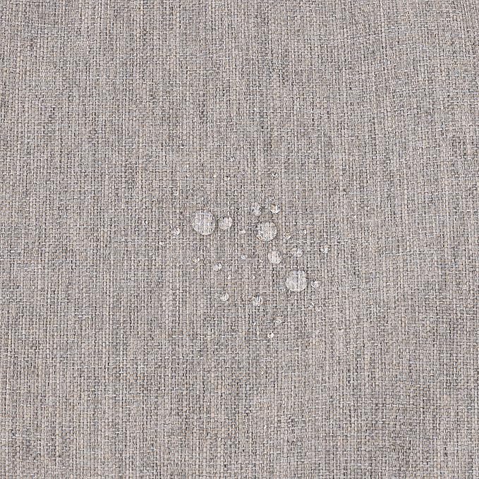 QILLOWAY Outdoor Seat/Back Chair Cushion Tufted Pillow, Spring/Summer Seasonal All Weather Replacement Cushions. (TAN/Grey)