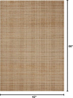 Loloi Chris Loves Julia Judy Collection JUD-01 Natural/Cream 3'-6" x 5'-6" Accent Rug