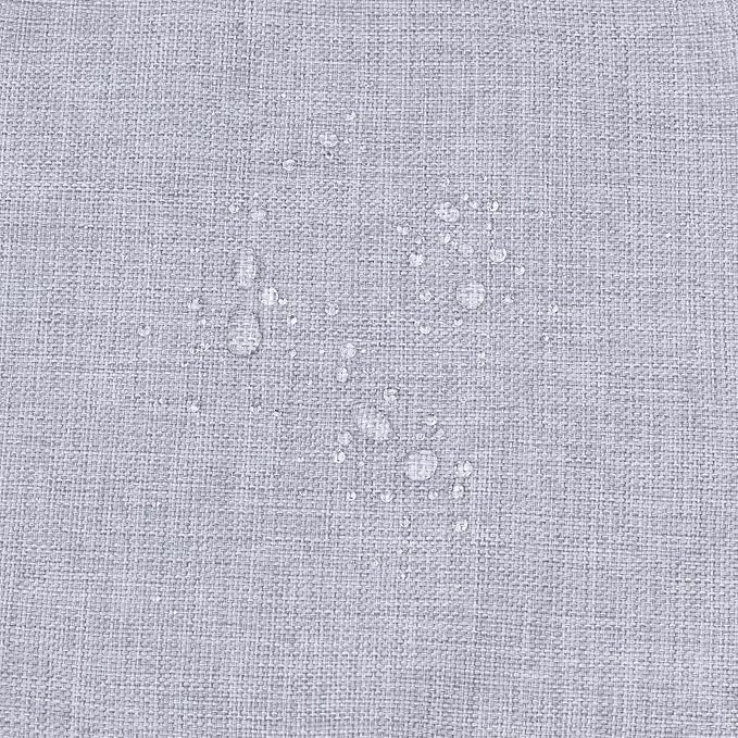 QILLOWAY Outdoor Seat/Back Chair Cushion Tufted Pillow, Spring/Summer Seasonal Replacement Cushions (Silver/Grey).