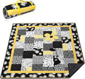 Extra Large Picnic Blankets Waterproof Foldable (80 "x 80") Beach Blanket Waterproof Sandproof,3-Layer Thicking Mat Outdoor Packable Camping Blanket