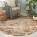 SAFAVIEH Natural Fiber Couture Collection Area Rug - 6' Round, Ivory & Natural, Handmade Jute, Ideal for Living Room, Bedroom, Home Office, Dining Space (NFC101A-6R)