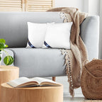 Utopia Bedding Throw Pillow Inserts (Pack of 2, White), 16 x 16 Inches Decorative Indoor Pillows for Sofa, Bed, Couch, Cushion Sham Stuffer
