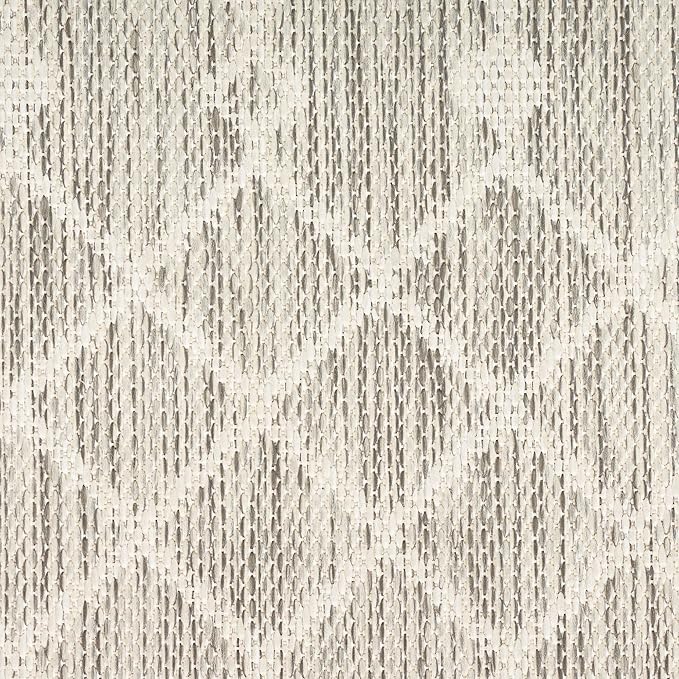 Nourison Home Positano Light Grey 7' x 10' Area Rug - Easy Clean, Non Shedding, Bed Room, Living Room, Dining Room, Kitchen (7' x 10')