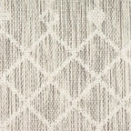 Nourison Home Positano Light Grey 4' x 6' Area Rug - Easy Clean, Non Shedding, Bed Room, Living Room, Dining Room, Kitchen (4' x 6')