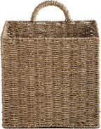 MyGift Wall Basket Hanging Storage Basket, Large Decorative Baskets, Magazine and Mail Organizer Basket 12.5 Inch