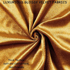 2 Pack 22x22 Pillow Cover Velvet Pillow Covers, Square Throw Pillow Covers for Living Room Decorations Throw Pillow Case, Throw Pillow Cover Cushion Cover for Home Sofa Bedroom Car, Dark Gold