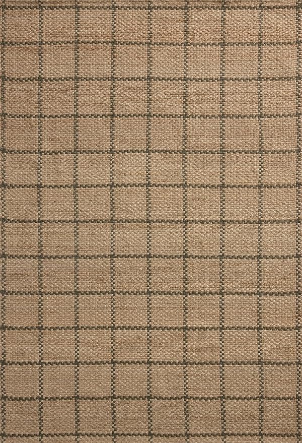 Loloi Chris Loves Julia Fletcher Collection FLE-01 Natural/Olive 8'-6" x 11'-6", .37" Pile Height, Area Rug
