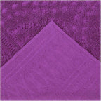 Better Trends Rio Collection is Super Soft and Light Weight in Floral Design 100% Cotton Tufted Unique Luxurious Machine Washable Tumble Dry, Euro Sham, Plum