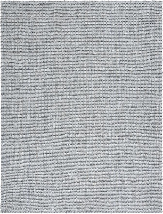 SAFAVIEH Area Rug 8x10 - Natural Fiber Collection - Large - Grey, Handmade Jute, Farmhouse Style, Ideal for Living Room, Bedroom, Dining Space (NF730F)