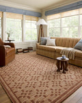 Loloi Chris Loves Julia Judy Collection JUD-07 Natural/Spice 3'-6" x 5'-6" Accent Rug