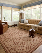 Loloi Chris Loves Julia Judy Collection JUD-07 Natural/Spice 9'-3" x 13' Area Rug