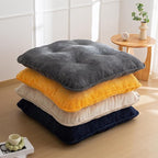 35" Washable Floor Pillow Cushion for Adults, Meditation Cushion Pillow, Extra Large Square Floor Sitting, Removable Tufted Corduroy Cover, for Tatami Living Room or Yoga, Navy, Machine Washable