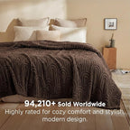 Bedsure GentleSoft Fleece King Size Blanket for Bed - Super Soft & Cozy, Fluffy Blankets for Women & Girls, Ideal for Sofa & Couch, Dark Brown, 108x90 Inches
