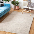 SAFAVIEH Natura Collection Area Rug - 4' Square, Grey & Ivory, Handmade Wool Blend, Textured Design, Ideal for Living Room, Bedroom, Dining Space (NAT425F)