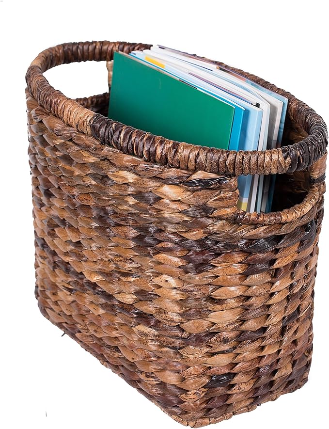 BirdRock Home Seagrass Magazine Basket