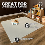bemaxx Gym Mats Set - 18 pcs EVA Interlocking Foam Floor Tiles (12.6"x12.6"x0.4") 18sqft Protective Gym Flooring Sports Home Workout Exercise Mats Puzzle Garage Fitness Play-Room Pool Treadmill Bike