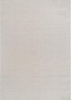 CAMILSON Easy Jute Rug 10x14 Indoor Outdoor Off-White Farmhouse Area Rugs for Living Room Patio and Kitchen Rug Solid Woven Design Easy-Cleaning Washable Outside Carpet Alfombras 10 x 14