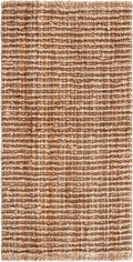 SAFAVIEH Natural Fiber Collection Area Rug - 2' x 4', Natural Brown, Handmade Jute, Farmhouse Style, Chunky Textured Thick Pile (NF447A)