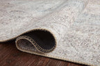 Loloi Loren Collection LQ-04 Silver/Slate 5'-0" x 7'-6" Area Rug